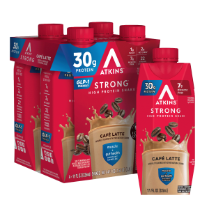 Atkins Strong Caffe Latte 30g Protein Shake